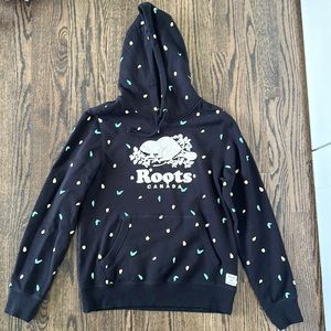 Roots Canada Athletics Limited Edition Falling Leaves & Acorns Sweatshirt Hoodie